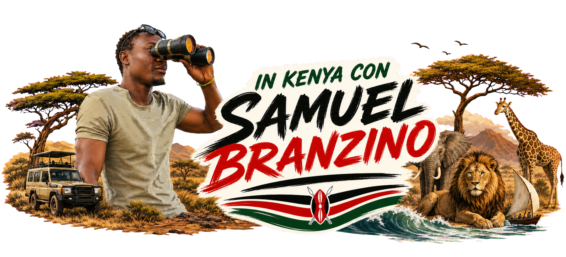 In Kenya con Samuel Branzino